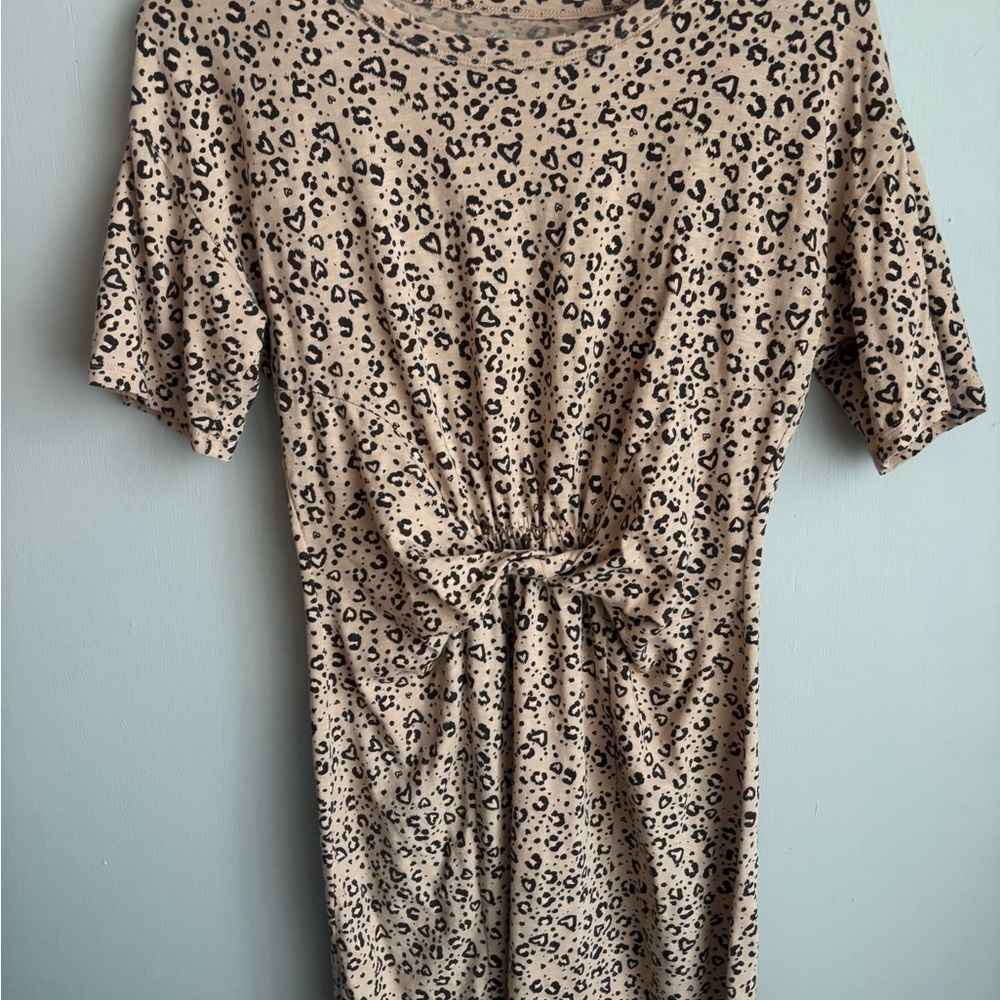 Leopard Print  Arie T- shirt  Dress